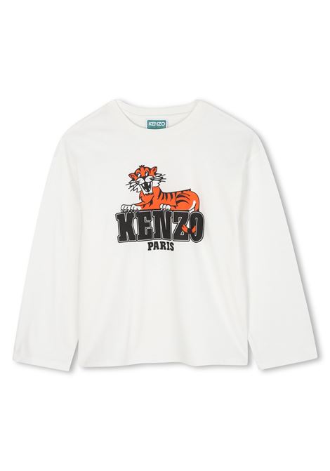 T-shirt con stampa KENZO KIDS | K61448117